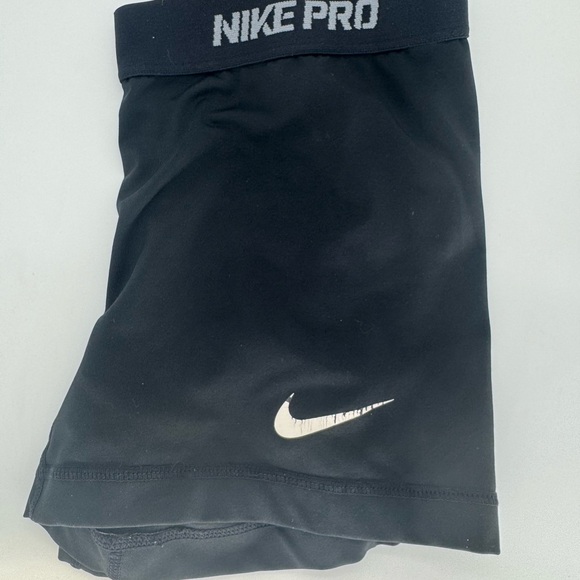 Nike Pro Black Compression Workout Shorts | Women’s - Picture 2 of 6